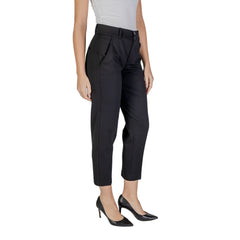 Street One Black Viscose Pant -   -  Street One.