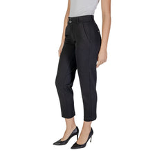 Street One Black Viscose Pant -   -  Street One.