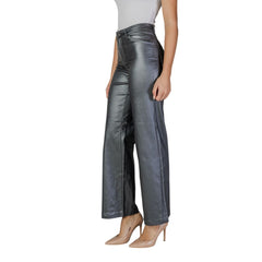 Jacqueline De Yong Silver Viscose Pant -   -  Jacqueline De Yong.
