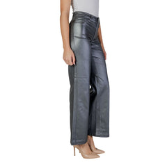 Jacqueline De Yong Silver Viscose Pant -   -  Jacqueline De Yong.