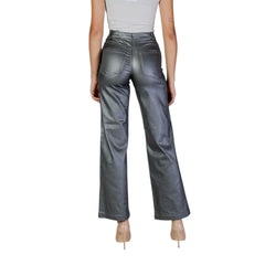 Jacqueline De Yong Silver Viscose Pant -   -  Jacqueline De Yong.