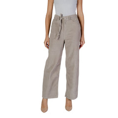 Only Beige Cotton Pant -   -  Only.