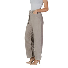 Only Beige Cotton Pant -   -  Only.
