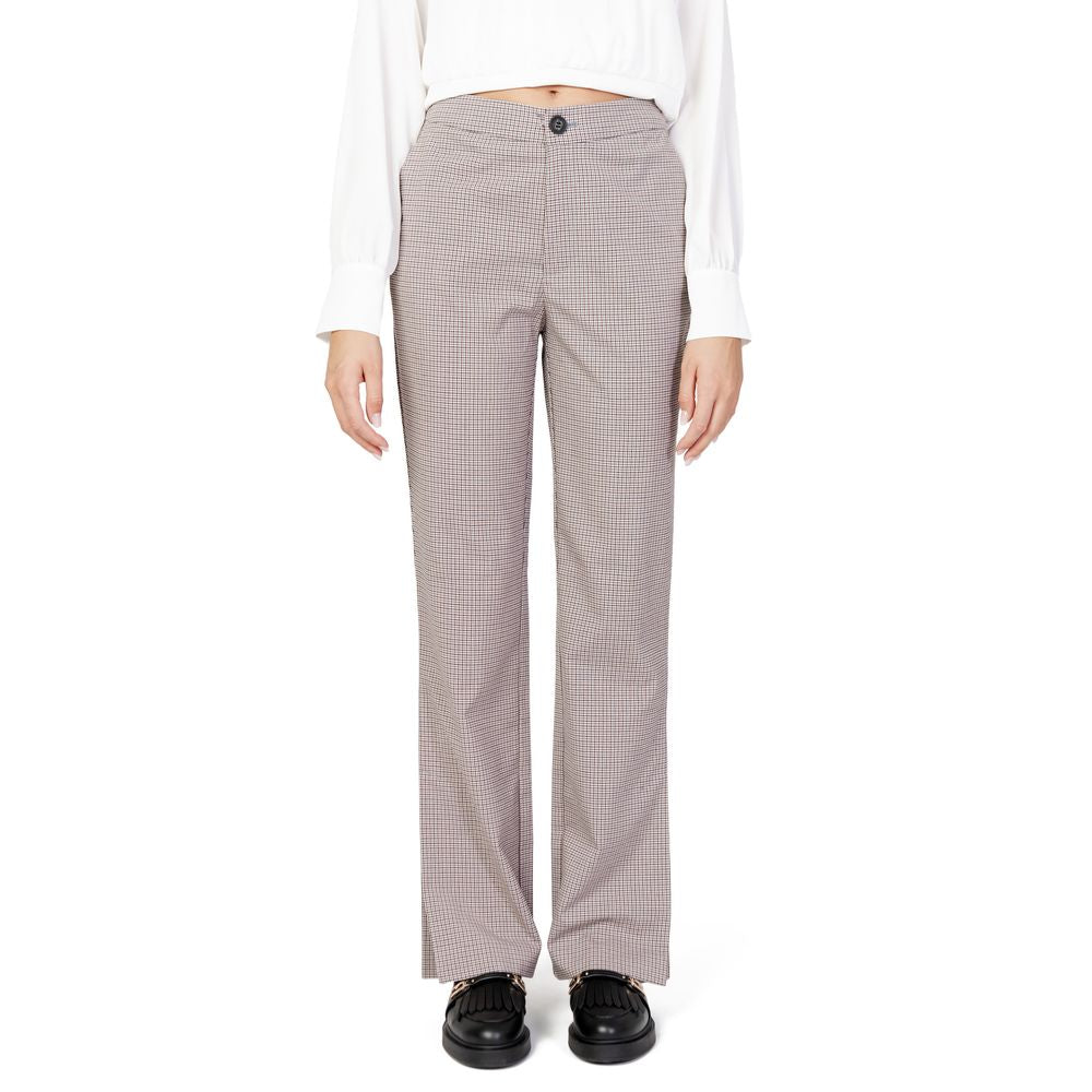 Only Beige Polyester Pant -   -  Only.
