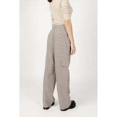 Only Beige Polyester Pant -   -  Only.