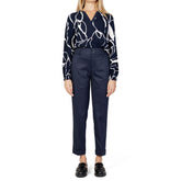 Street One Blue Viscose Pant -   -  Street One.