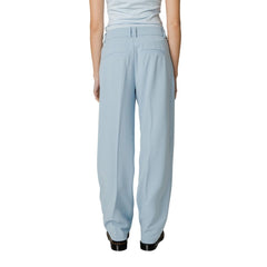 Only Blue Polyester Pant -   -  Only.