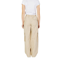 Only Beige Cotton Pant -   -  Only.