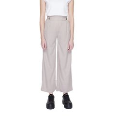 Jacqueline De Yong Gray Viscose Pant -   -  Jacqueline De Yong.