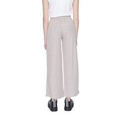 Jacqueline De Yong Gray Viscose Pant -   -  Jacqueline De Yong.