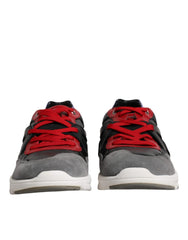 Dolce & Gabbana Multicolor Leather Suede Low Top Sneakers Shoes -   -  Dolce & Gabbana.