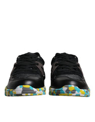 Dolce & Gabbana Black Polyester Low Top Men Sneakers Shoes -   -  Dolce & Gabbana.