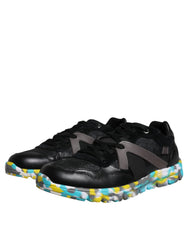Dolce & Gabbana Black Polyester Low Top Men Sneakers Shoes -   -  Dolce & Gabbana.