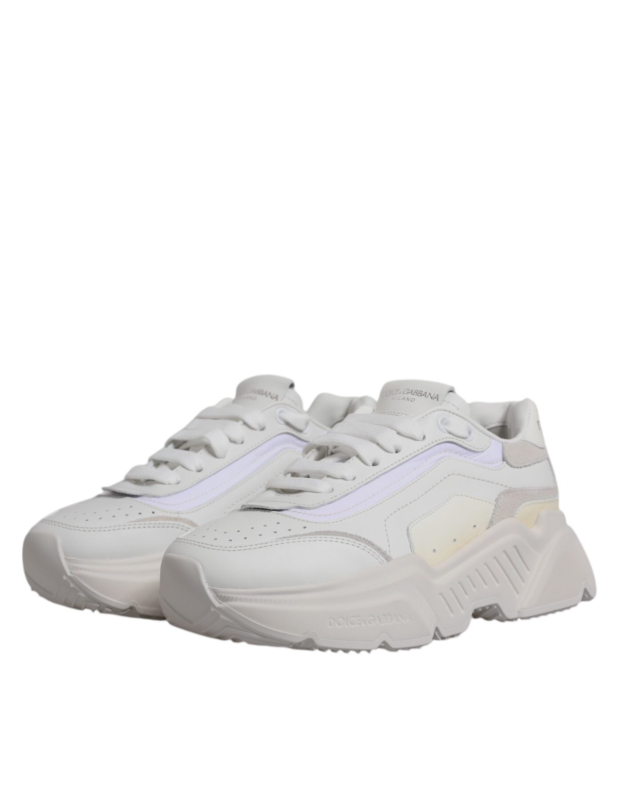 Dolce & Gabbana White Daymaster Low Top Sneakers Shoes -   -  Dolce & Gabbana. Dolce & Gabbana White Daymaster Low Top Sneakers Shoes -   -  Dolce & Gabbana.