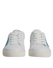 Dolce & Gabbana White London Calf Leather Sneakers Shoes -   -  Dolce & Gabbana.