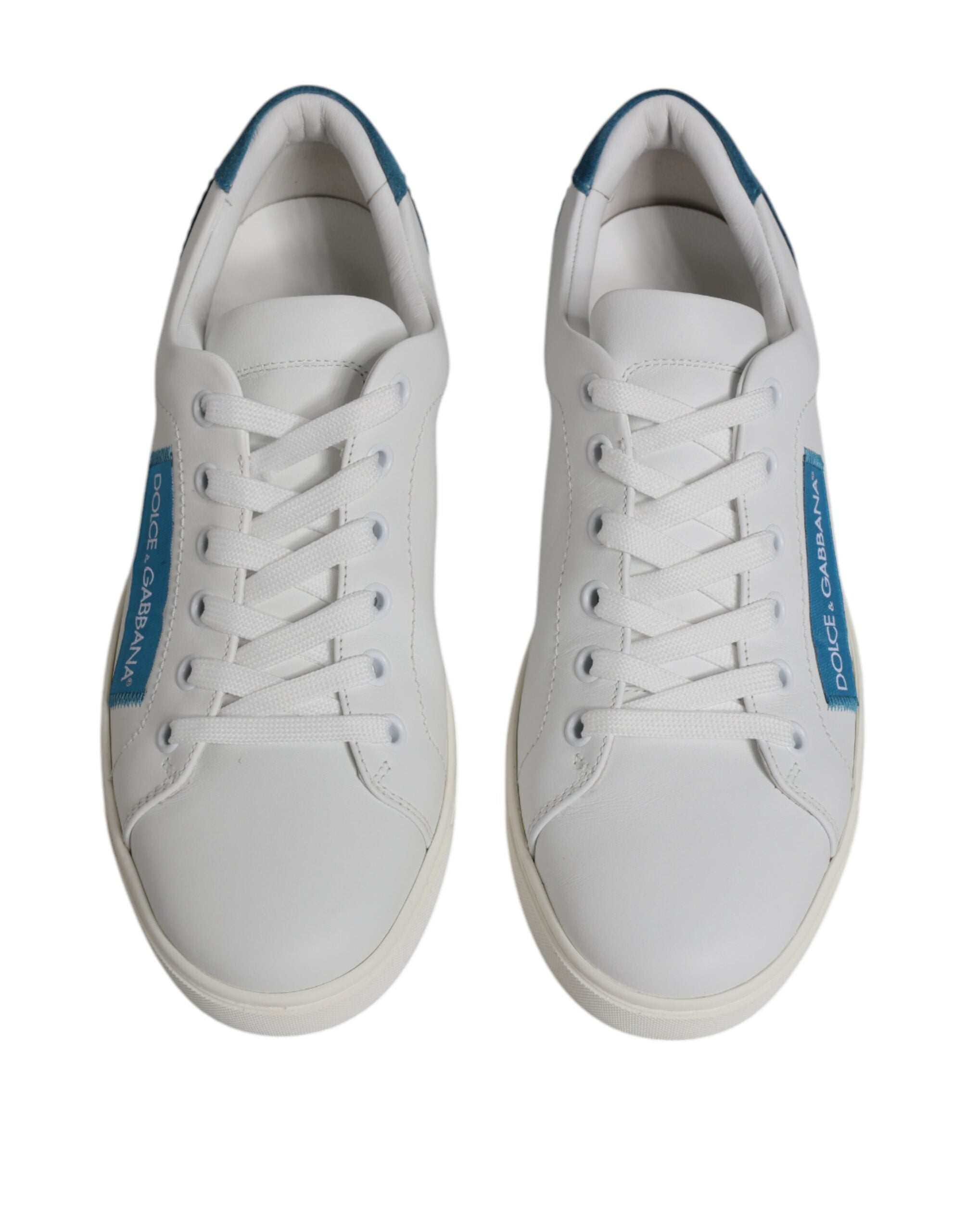 Dolce & Gabbana White London Calf Leather Sneakers Shoes -   -  Dolce & Gabbana. Dolce & Gabbana White London Calf Leather Sneakers Shoes -   -  Dolce & Gabbana.