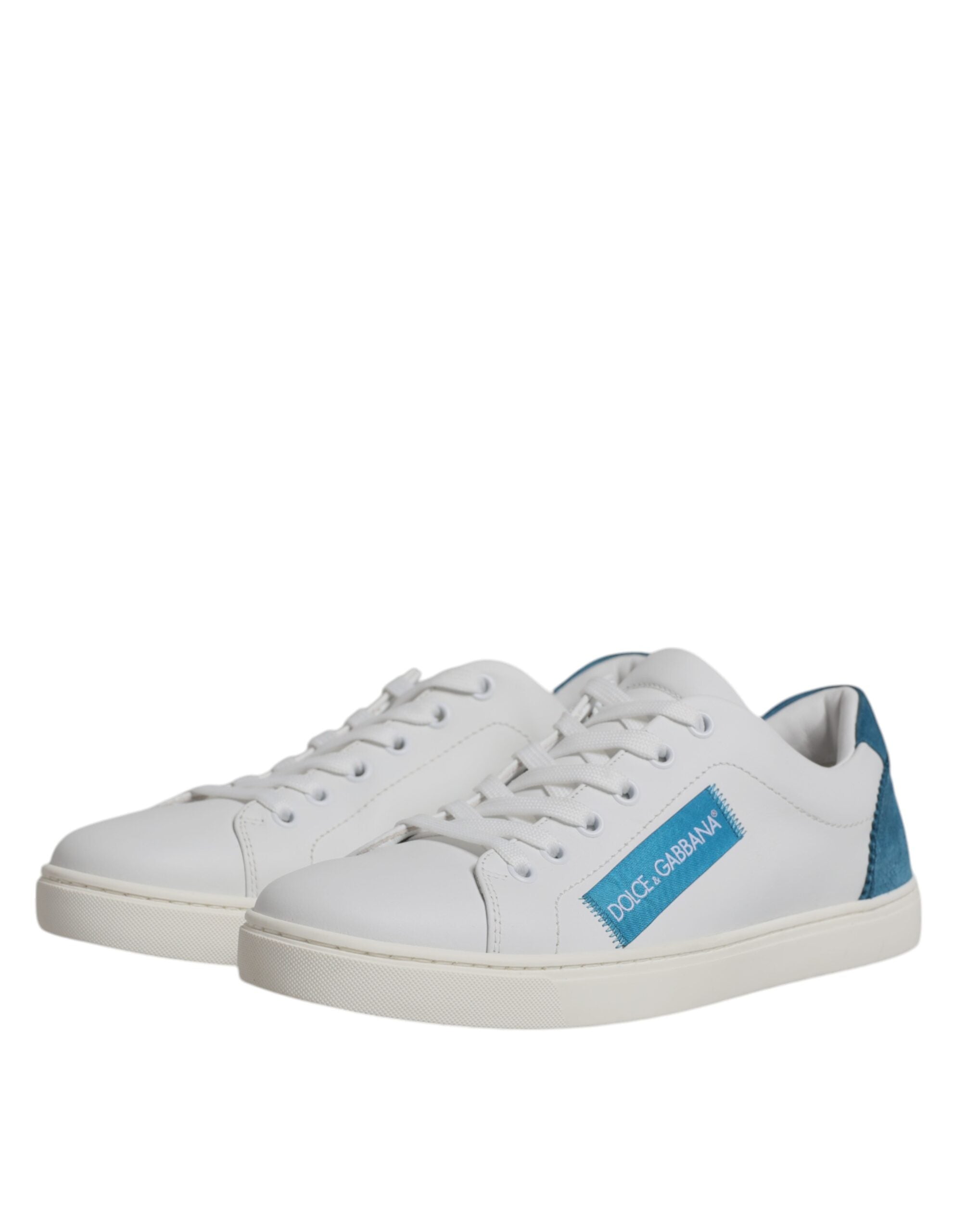 Dolce & Gabbana White London Calf Leather Sneakers Shoes -   -  Dolce & Gabbana. Dolce & Gabbana White London Calf Leather Sneakers Shoes -   -  Dolce & Gabbana.