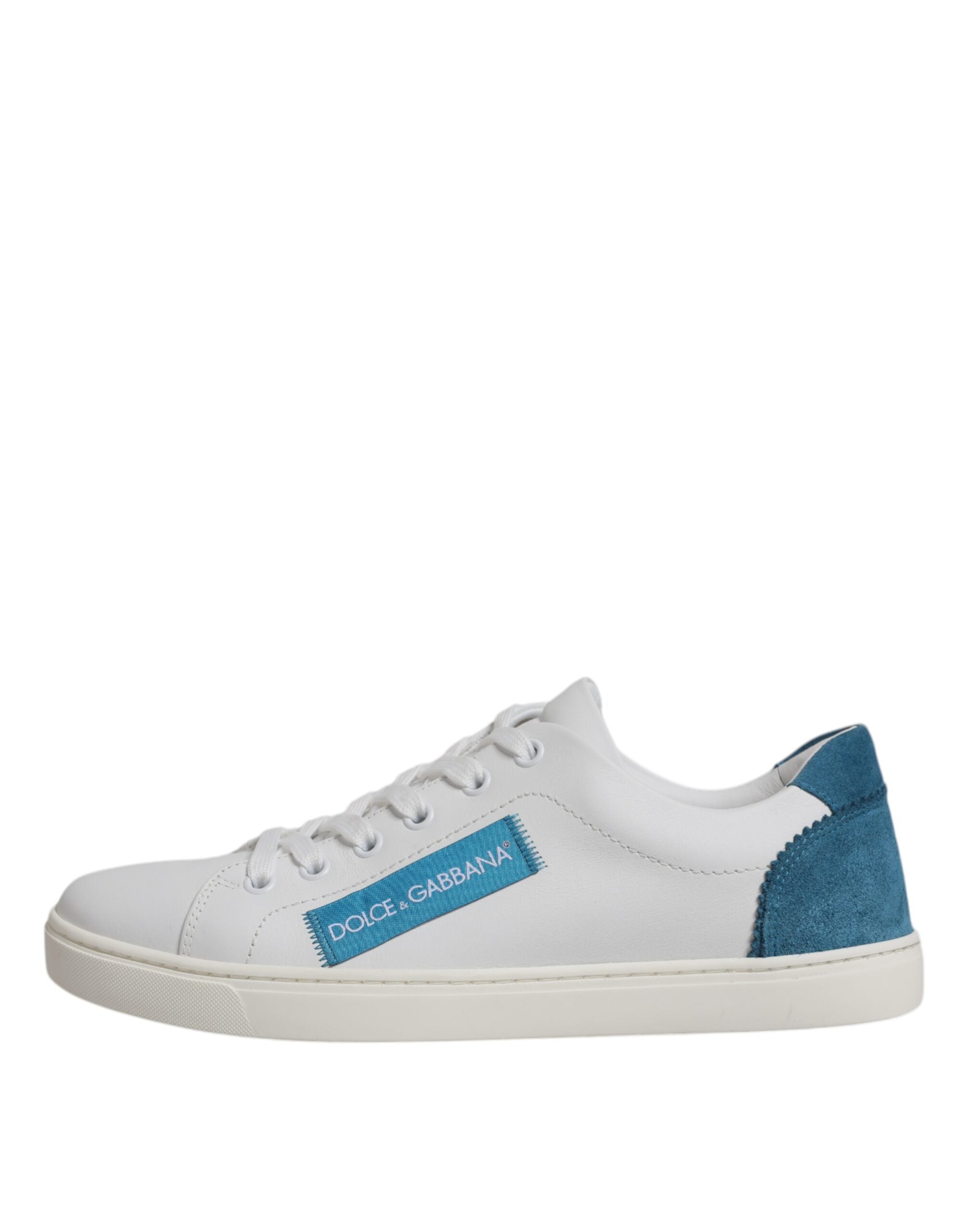 Dolce & Gabbana White London Calf Leather Sneakers Shoes -   -  Dolce & Gabbana. Dolce & Gabbana White London Calf Leather Sneakers Shoes -   -  Dolce & Gabbana.