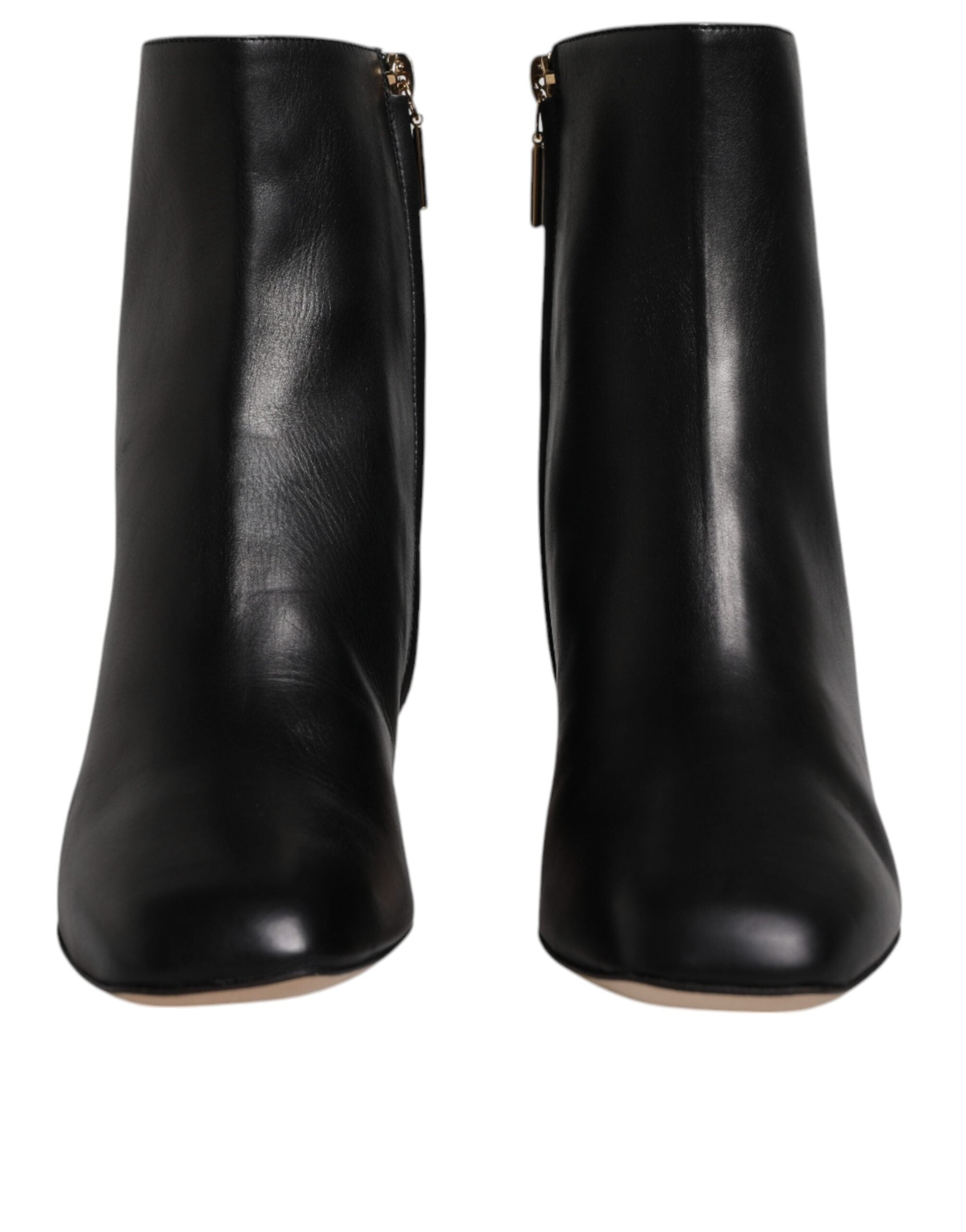 Dolce & Gabbana Black Jackie Leather Mid Calf Boots Shoes -   -  Dolce & Gabbana. Dolce & Gabbana Black Jackie Leather Mid Calf Boots Shoes -   -  Dolce & Gabbana.