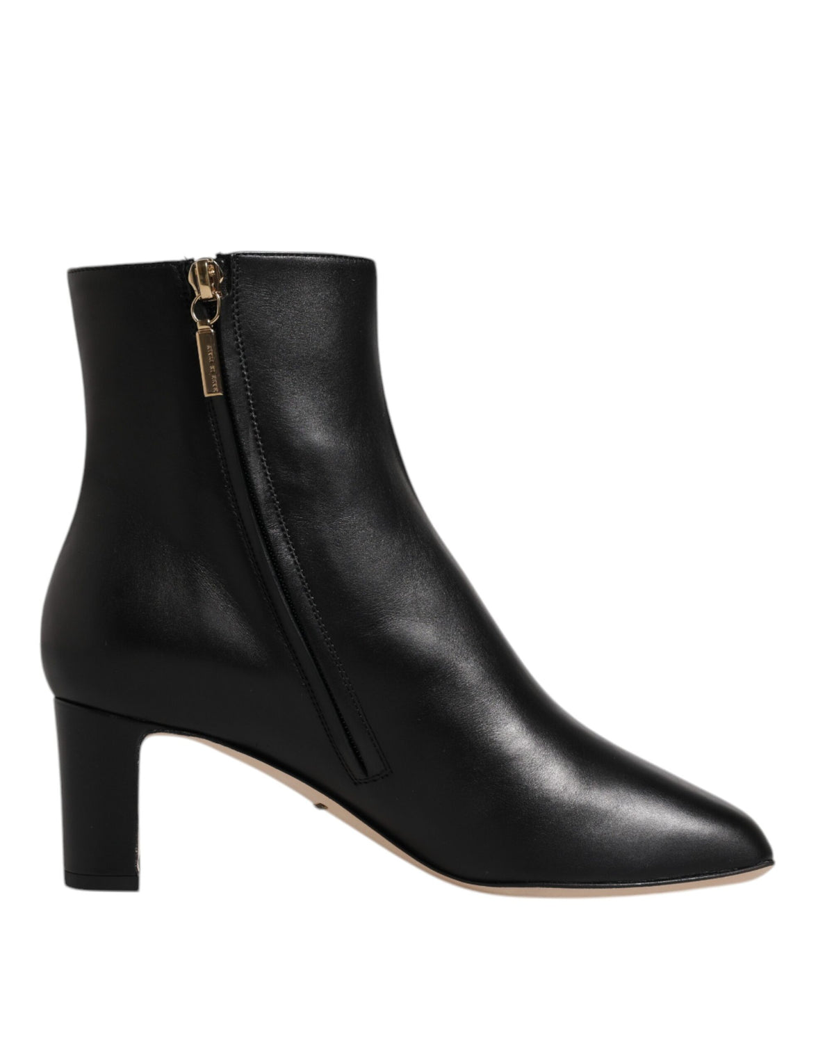 Dolce & Gabbana Black Jackie Leather Mid Calf Boots Shoes -   -  Dolce & Gabbana.