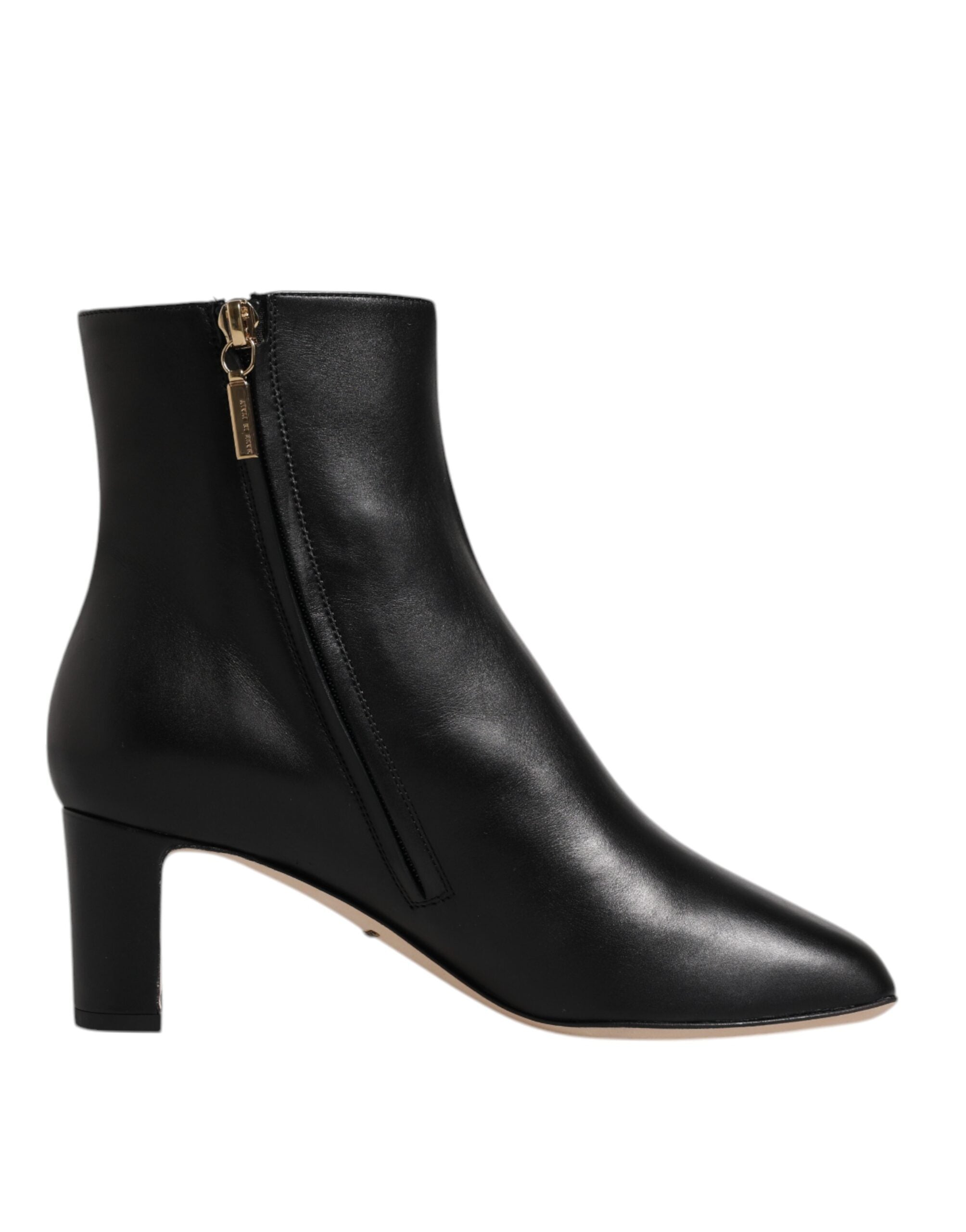 Dolce & Gabbana Black Jackie Leather Mid Calf Boots Shoes -   -  Dolce & Gabbana. Dolce & Gabbana Black Jackie Leather Mid Calf Boots Shoes -   -  Dolce & Gabbana.