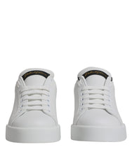 Dolce & Gabbana White Leather Classic Low Top Sneakers Shoes -   -  Dolce & Gabbana.