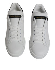 Dolce & Gabbana White Leather Classic Low Top Sneakers Shoes -   -  Dolce & Gabbana.