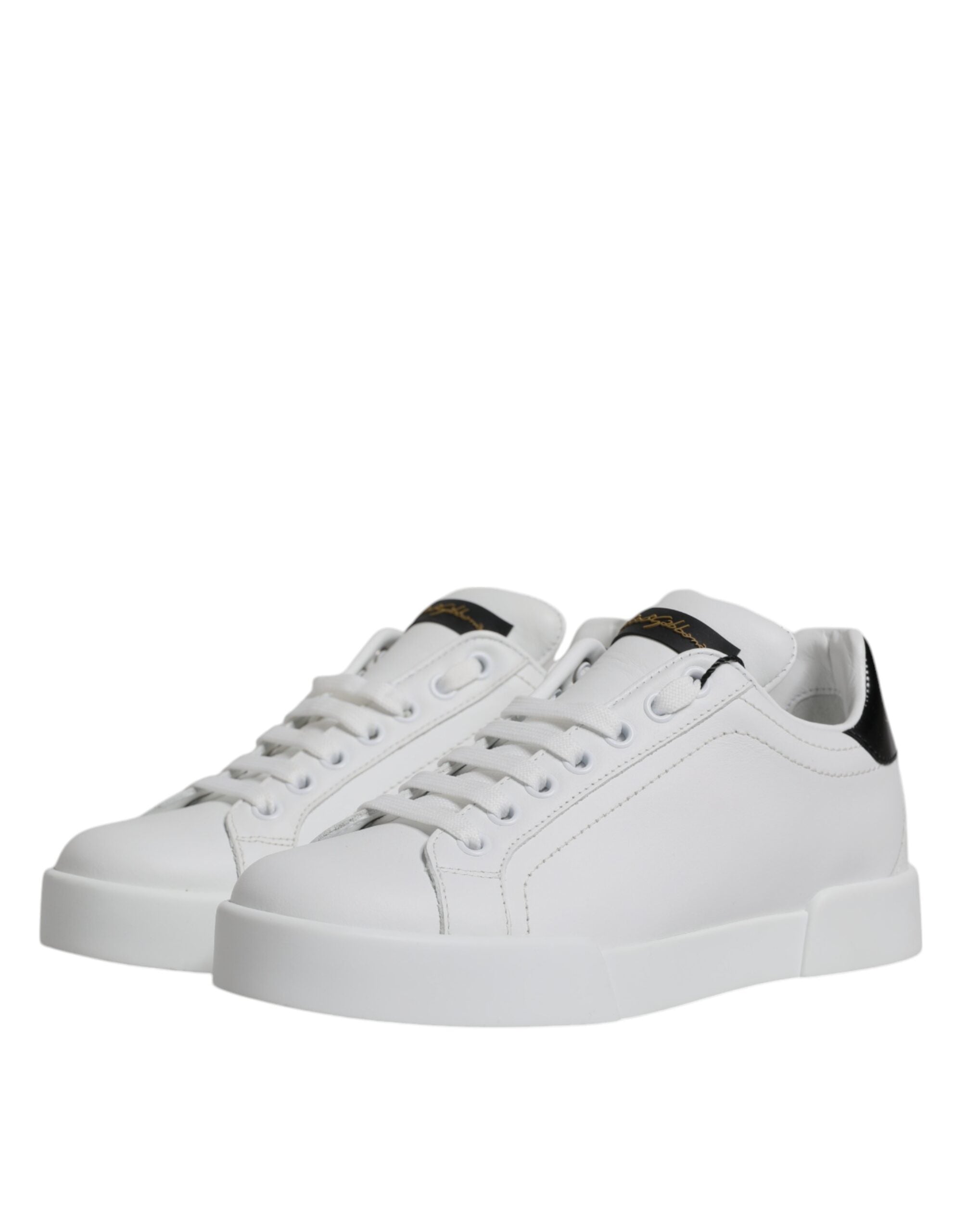 Dolce & Gabbana White Leather Classic Low Top Sneakers Shoes -   -  Dolce & Gabbana. Dolce & Gabbana White Leather Classic Low Top Sneakers Shoes -   -  Dolce & Gabbana.