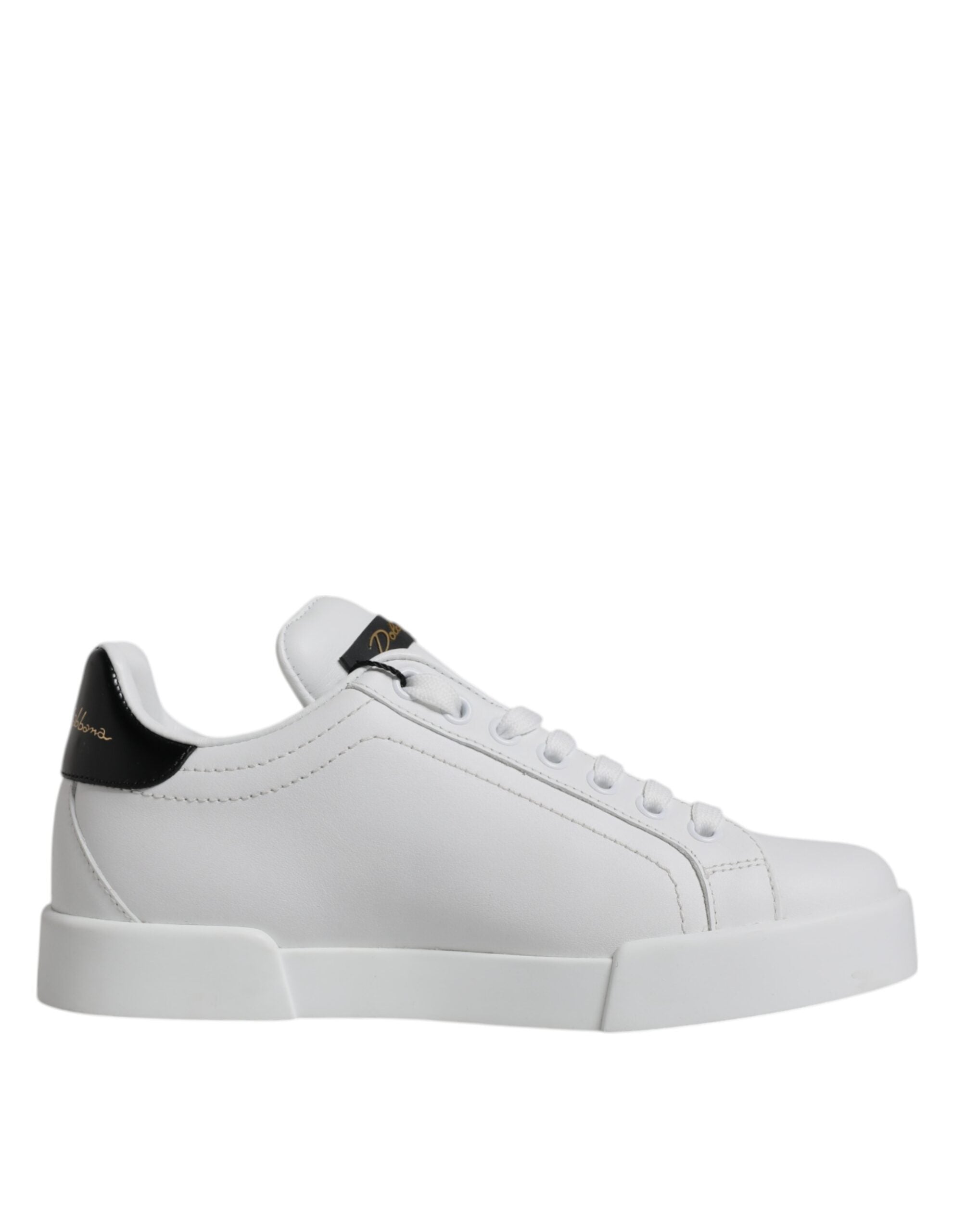 Dolce & Gabbana White Leather Classic Low Top Sneakers Shoes -   -  Dolce & Gabbana.