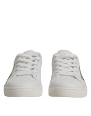 Dolce & Gabbana White London Calf Leather Sneakers Shoes -   -  Dolce & Gabbana.