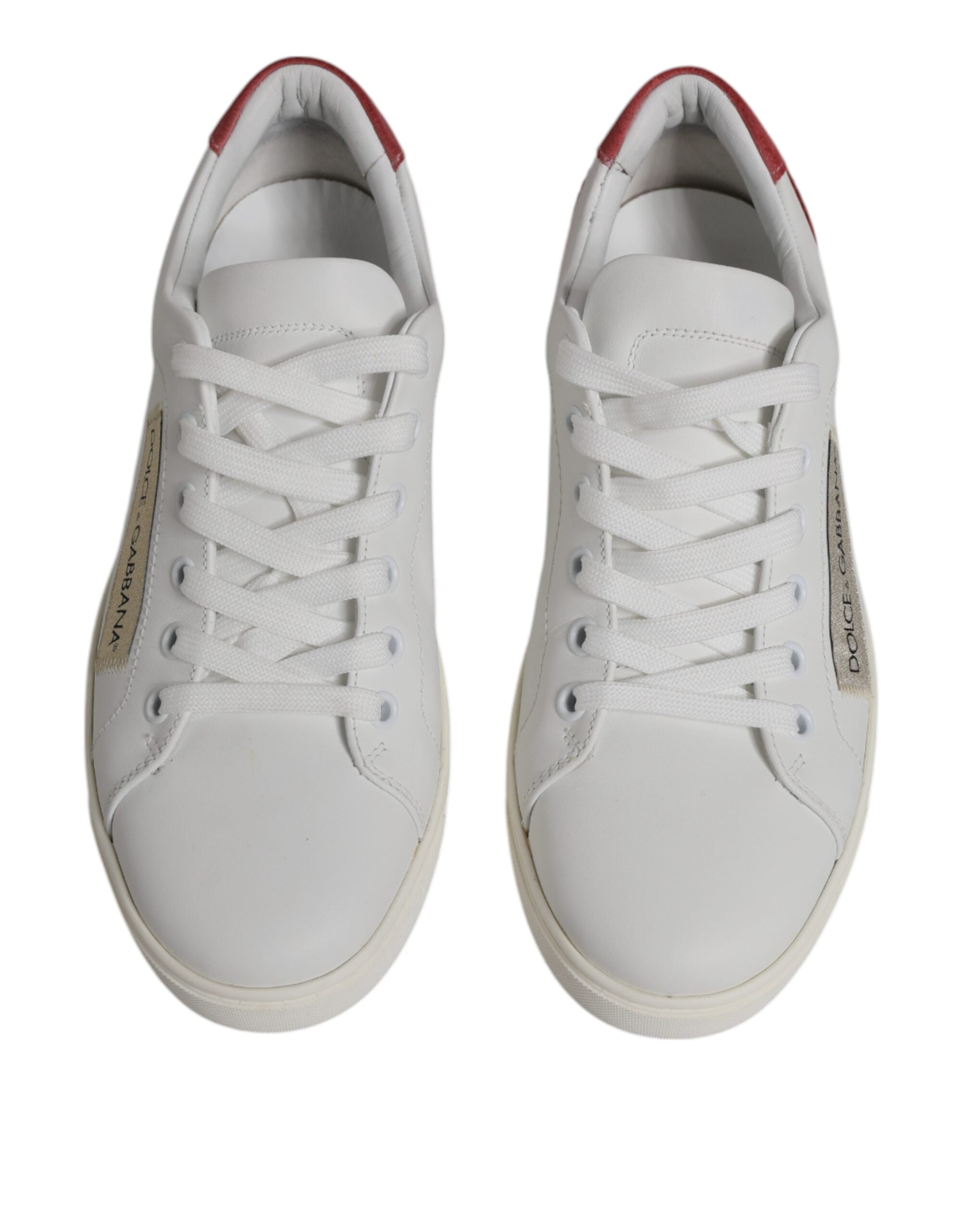Dolce & Gabbana White London Calf Leather Sneakers Shoes -   -  Dolce & Gabbana. Dolce & Gabbana White London Calf Leather Sneakers Shoes -   -  Dolce & Gabbana.