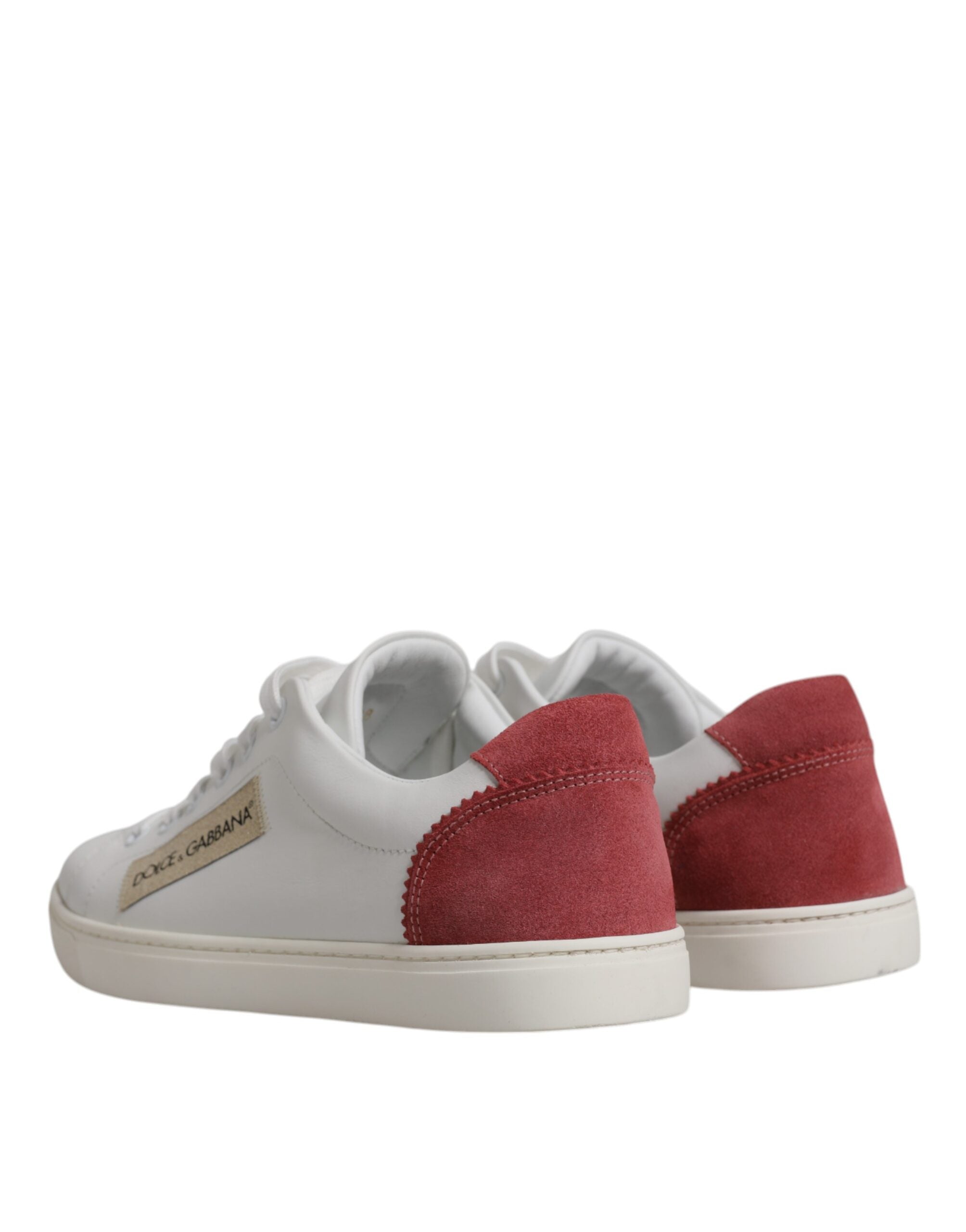 Dolce & Gabbana White London Calf Leather Sneakers Shoes -   -  Dolce & Gabbana. Dolce & Gabbana White London Calf Leather Sneakers Shoes -   -  Dolce & Gabbana.