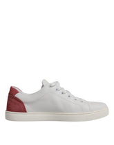Dolce & Gabbana White London Calf Leather Sneakers Shoes -   -  Dolce & Gabbana.