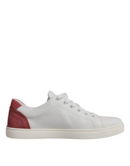 Dolce & Gabbana White London Calf Leather Sneakers Shoes -   -  Dolce & Gabbana.