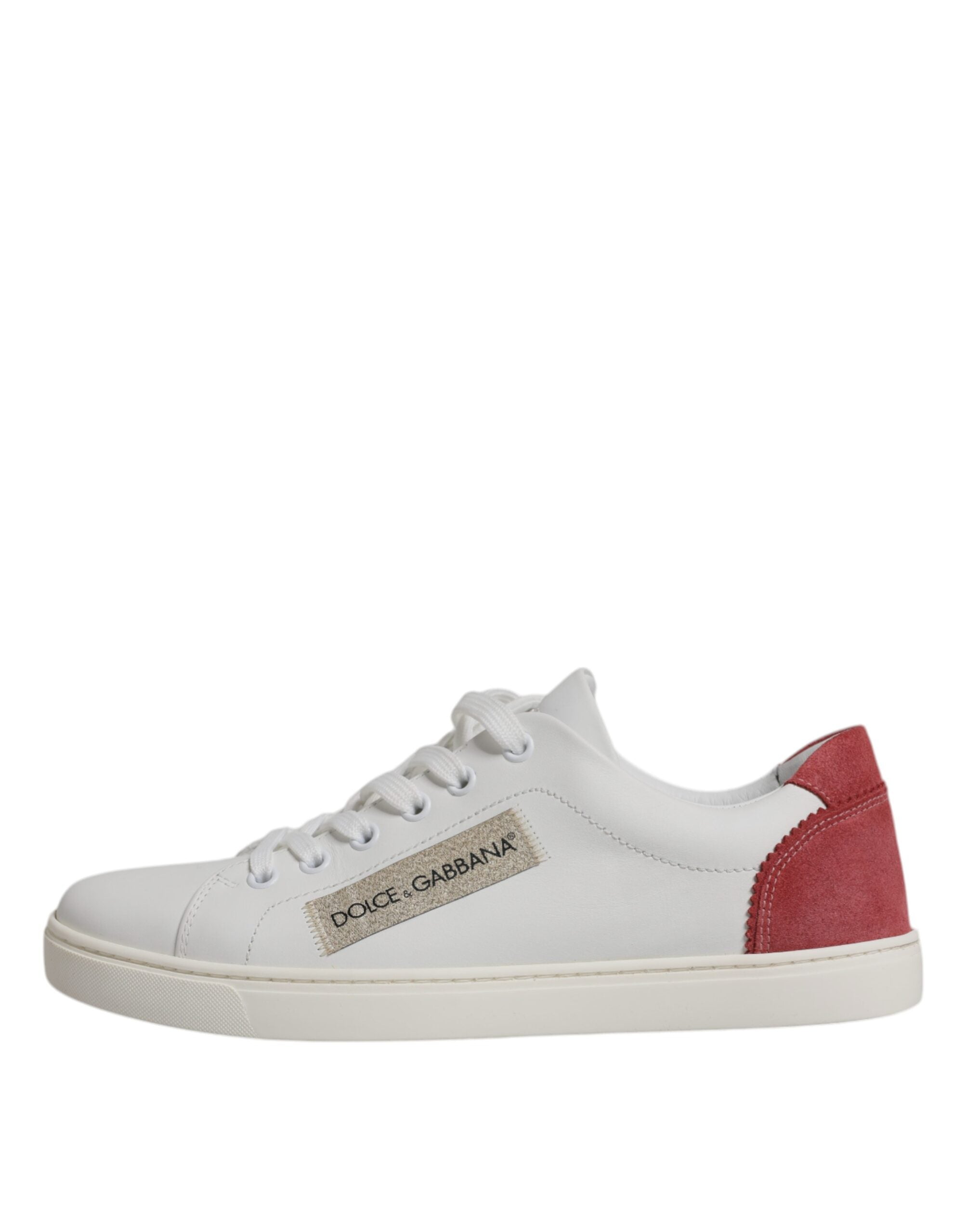 Dolce & Gabbana White London Calf Leather Sneakers Shoes -   -  Dolce & Gabbana. Dolce & Gabbana White London Calf Leather Sneakers Shoes -   -  Dolce & Gabbana.