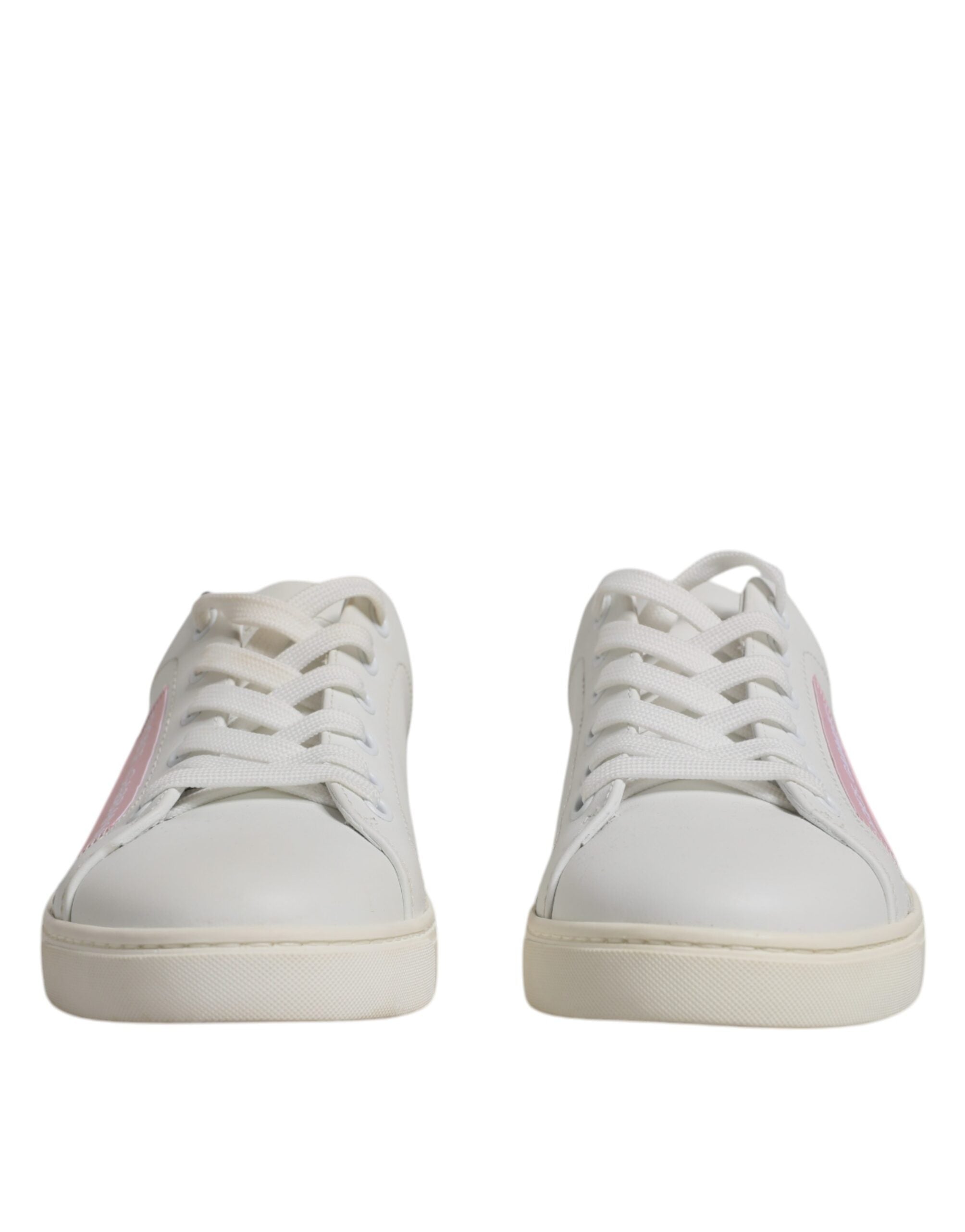 Dolce & Gabbana White Classic Calf Leather Sneakers Shoes -   -  Dolce & Gabbana. Dolce & Gabbana White Classic Calf Leather Sneakers Shoes -   -  Dolce & Gabbana.