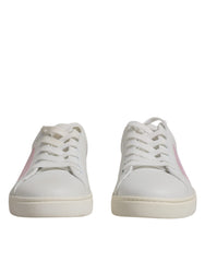 Dolce & Gabbana White Classic Calf Leather Sneakers Shoes -   -  Dolce & Gabbana.