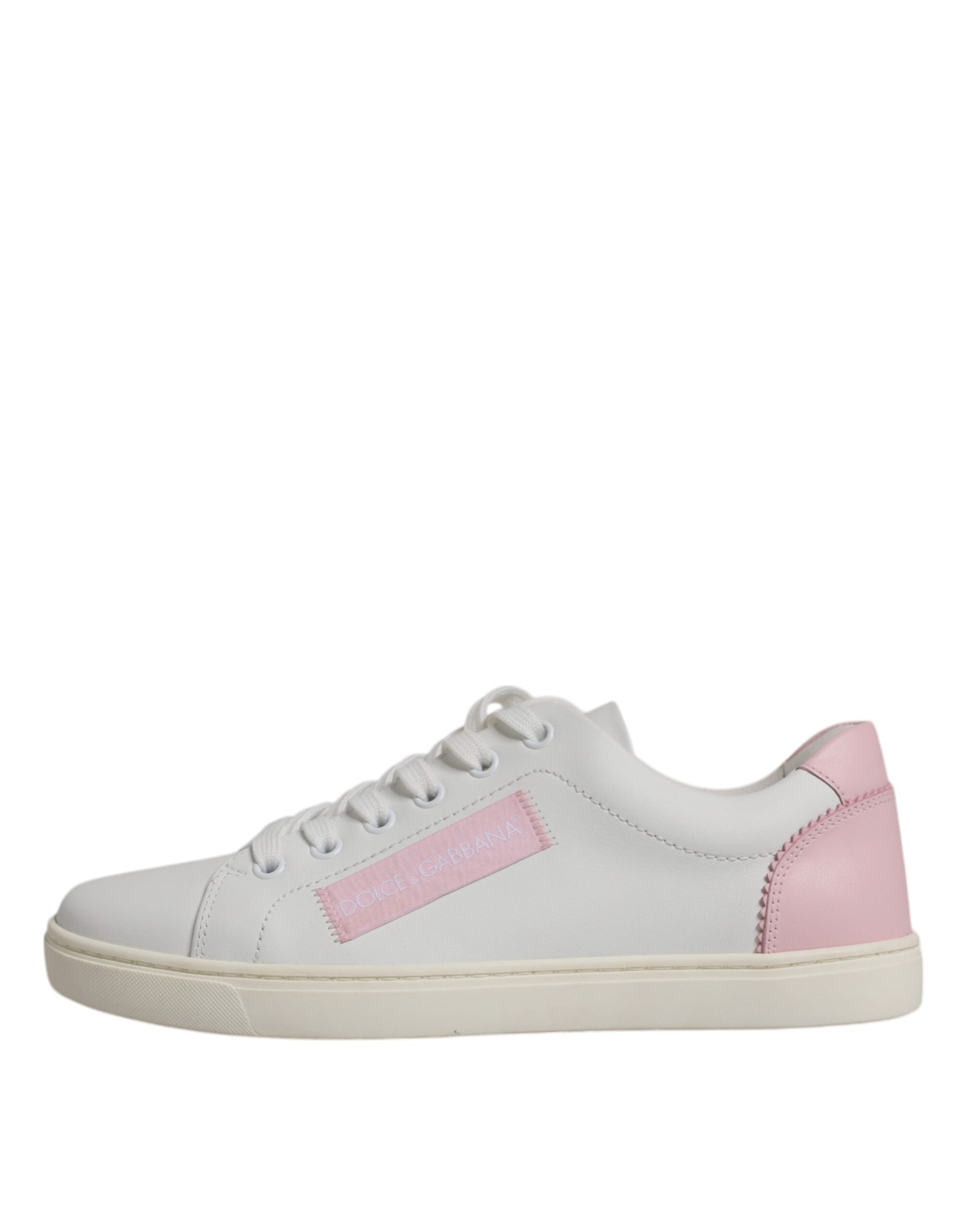Dolce & Gabbana White Classic Calf Leather Sneakers Shoes -   -  Dolce & Gabbana. Dolce & Gabbana White Classic Calf Leather Sneakers Shoes -   -  Dolce & Gabbana.
