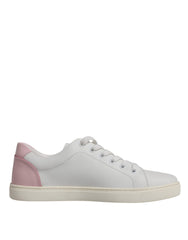 Dolce & Gabbana White Classic Calf Leather Sneakers Shoes -   -  Dolce & Gabbana.