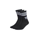 Adidas Black Cotton Sock -  MenΒ΄s Socks -  Adidas.