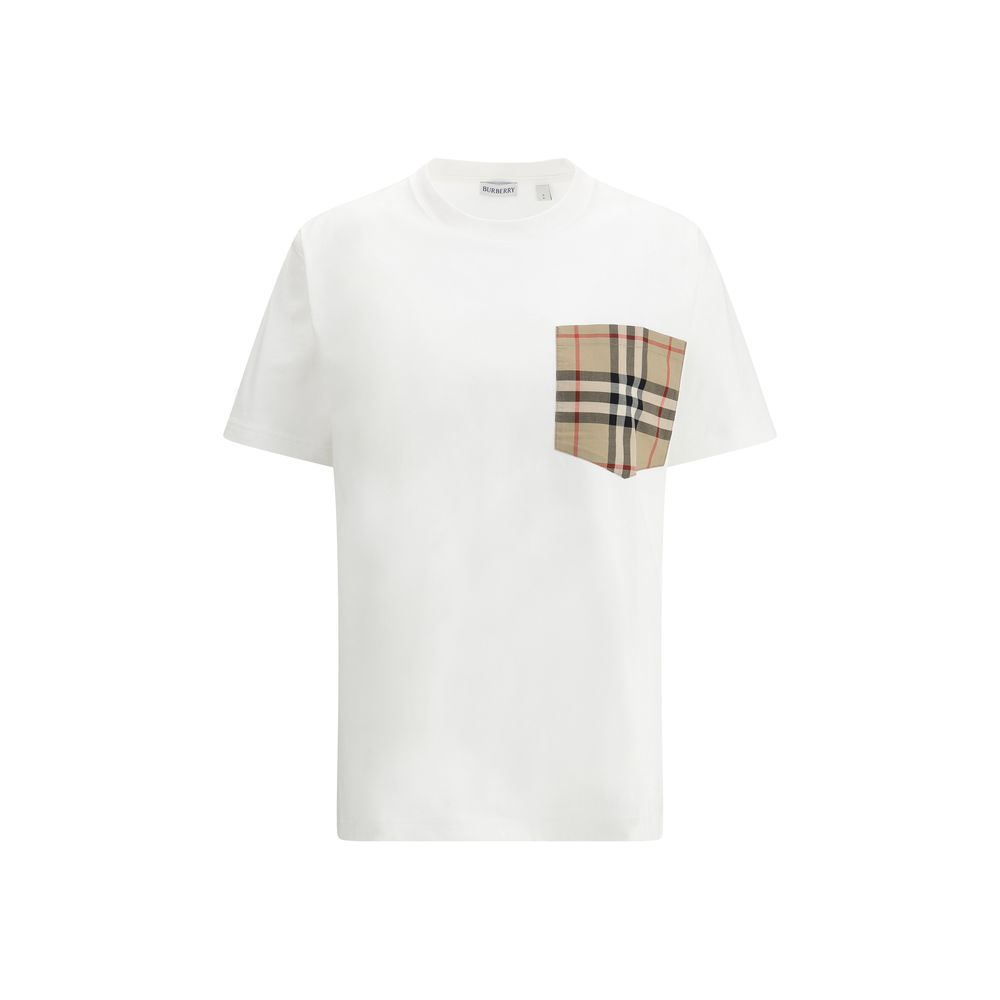 Burberry Archive Check pocket t-shirt -   -  Burberry.