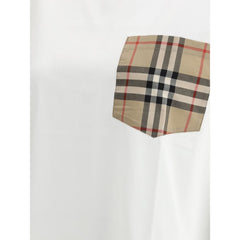 Burberry Archive Check pocket t-shirt -   -  Burberry.