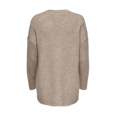 Only Beige Marabou Sweater -   -  Only.