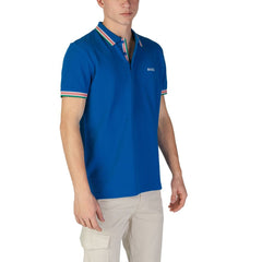 Hugo Boss Blue Cotton Polo Shirt -   -  Hugo Boss.