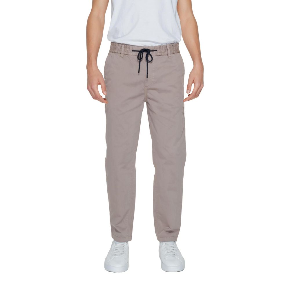 Hugo Boss Brown Cotton Pant -   -  Hugo Boss.