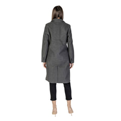 Vero Moda Gray Polyester Coat -   -  Vero Moda.