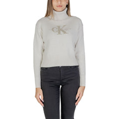 Calvin Klein Jeans Cream Cotton Sweater -   -  Calvin Klein Jeans.
