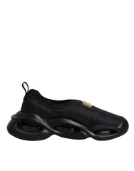 Dolce & Gabbana Black Slip On Wave Low Top Men Sneakers Shoes -   -  Dolce & Gabbana.