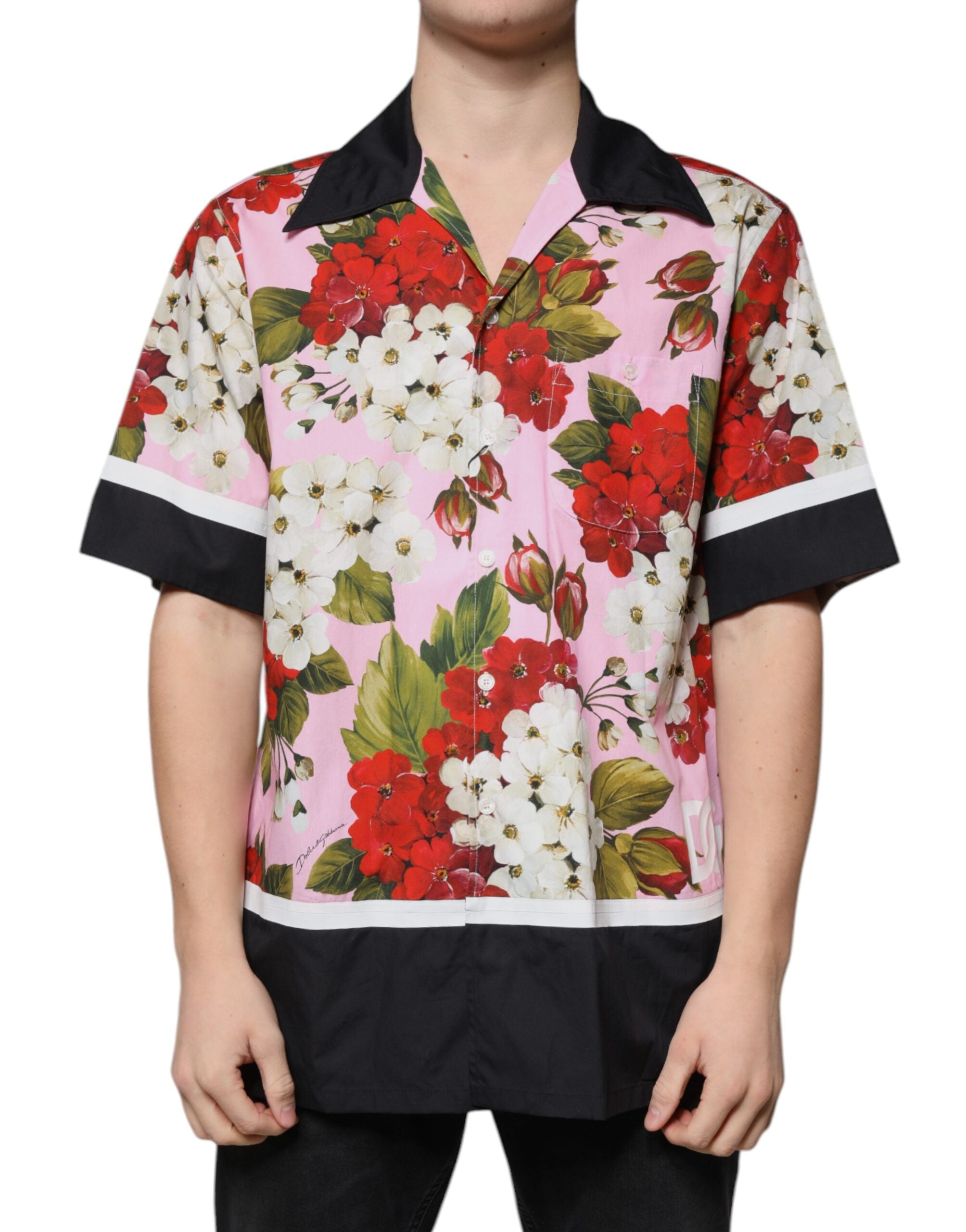 Dolce & Gabbana Multicolor Floral Button Down Casual Shirt -   -  Dolce & Gabbana.