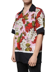 Dolce & Gabbana Multicolor Floral Button Down Casual Shirt -   -  Dolce & Gabbana.